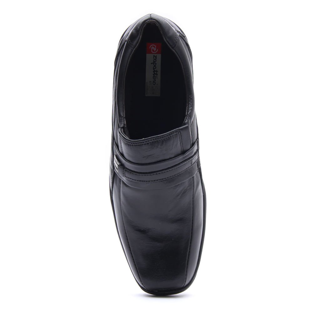 SAPATO SOCIAL ZAPATEIRO COM FIVELA LATERAL Preto 3