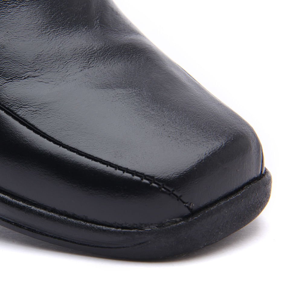SAPATO SOCIAL ZAPATEIRO COM FIVELA LATERAL Preto 4