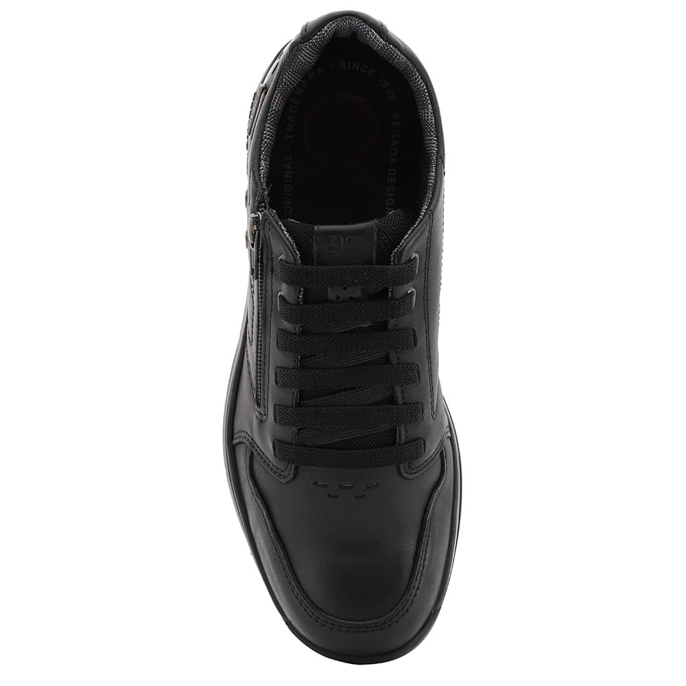 Sapatênis Washed Tradicional Pegada Preto 4
