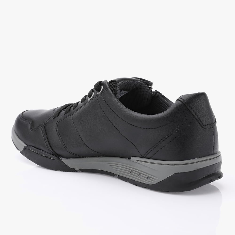 Sapatênis Tradicional Fibertech Masculino Preto 2