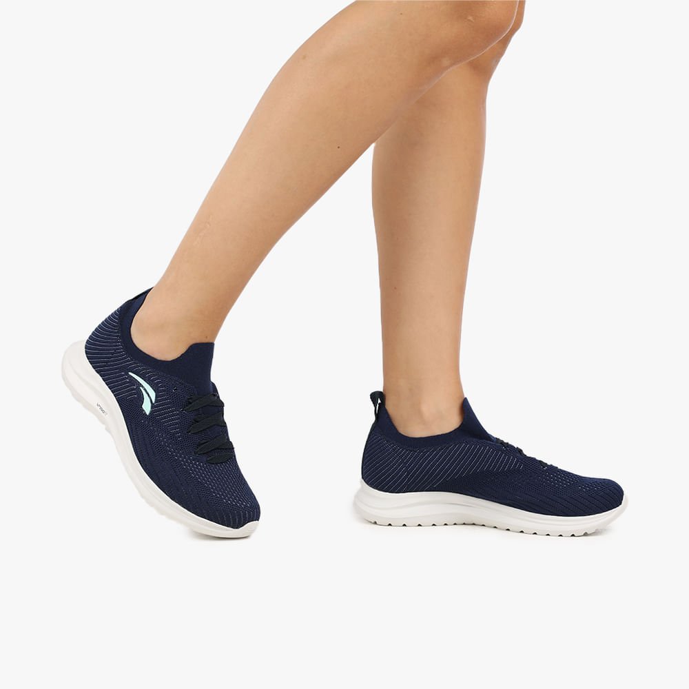 Tenis Esportivo Calce Facil com Cadarco Azul 6