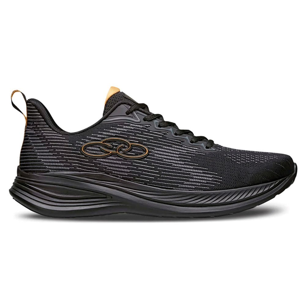Tênis Marte - Masculino - Preto-Dourado Preto 1