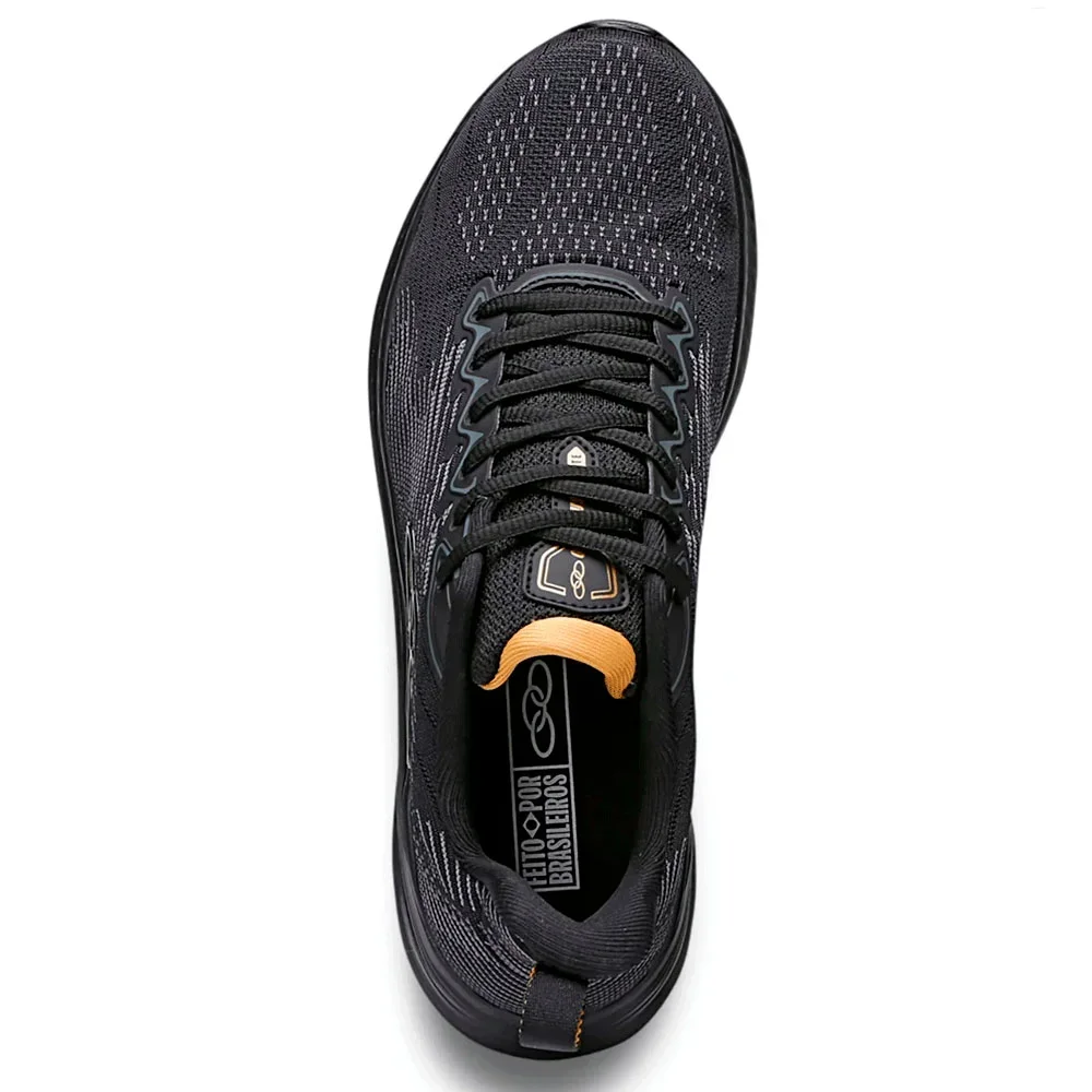 Tênis Marte - Masculino - Preto-Dourado Preto 4