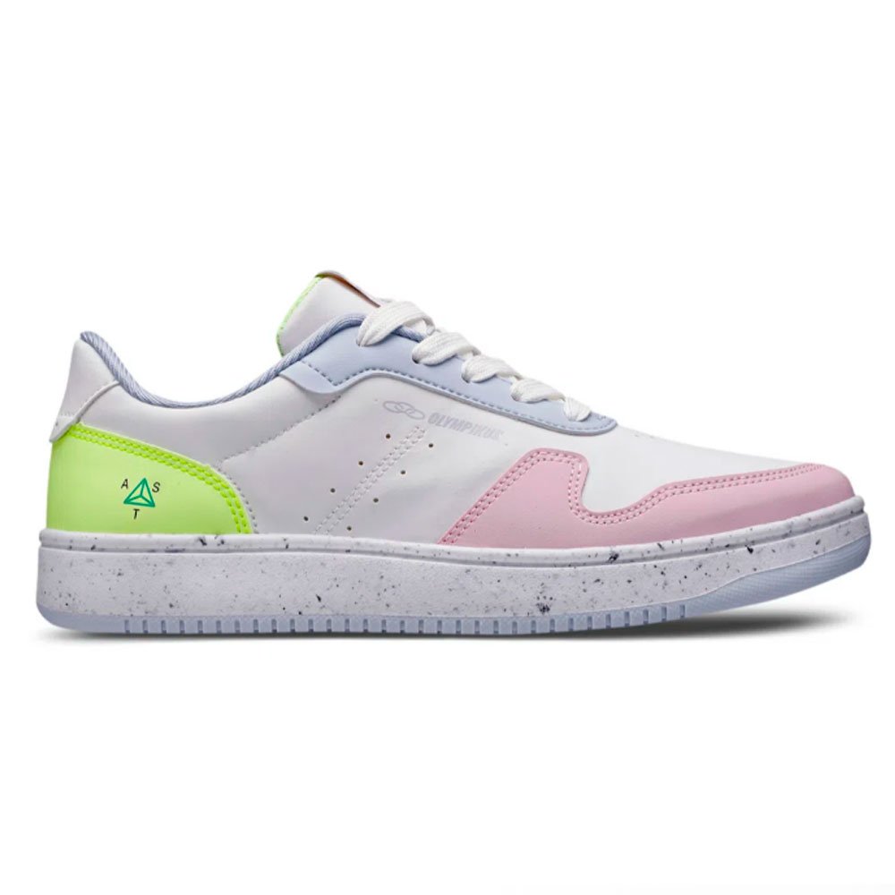 Tênis Olympikus Urbano Ast - Feminino - Branco-Rosa Branco 1