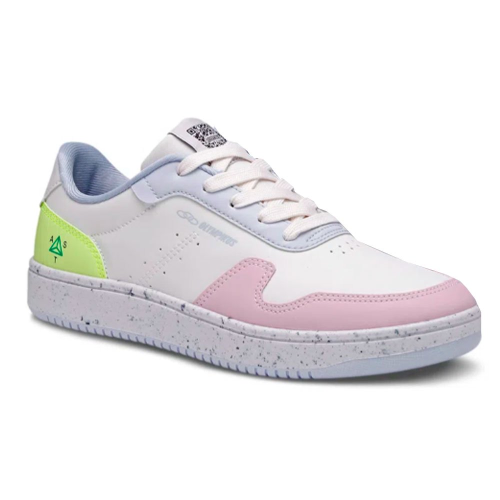 Tênis Olympikus Urbano Ast - Feminino - Branco-Rosa Branco 2