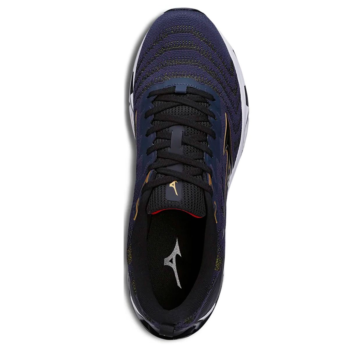 Tênis Mizuno Wave Stratos 2 - Masculino - Marinho-Dourado Azul 3