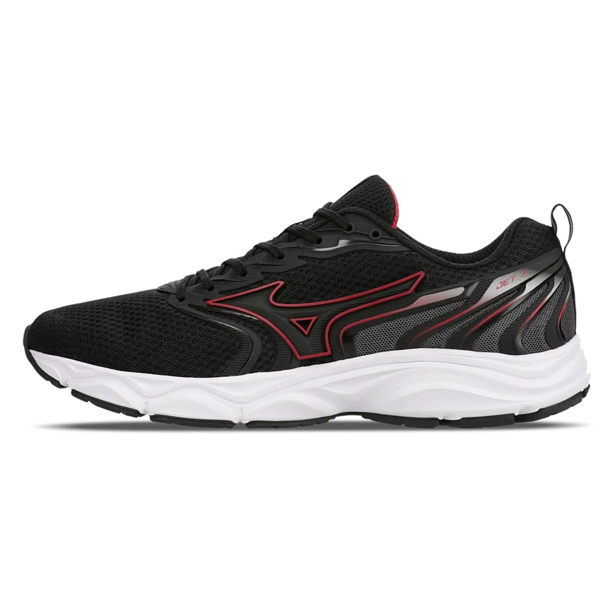 Tênis Mizuno Jet 7 - Masculino - Preto-Vermelho Preto/Vermelho 2