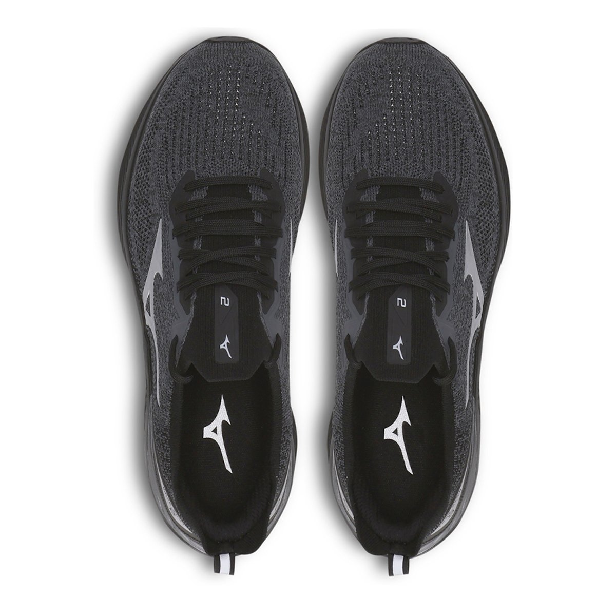 Tênis Mizuno Wave Zest 2 - Masculino - Preto-Cinza Preto/Cinza 3