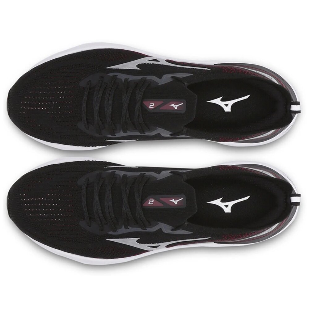 Tênis Mizuno Wave Zest 2 - Masculino - Preto-Vermelho Preto/Vermelho 3