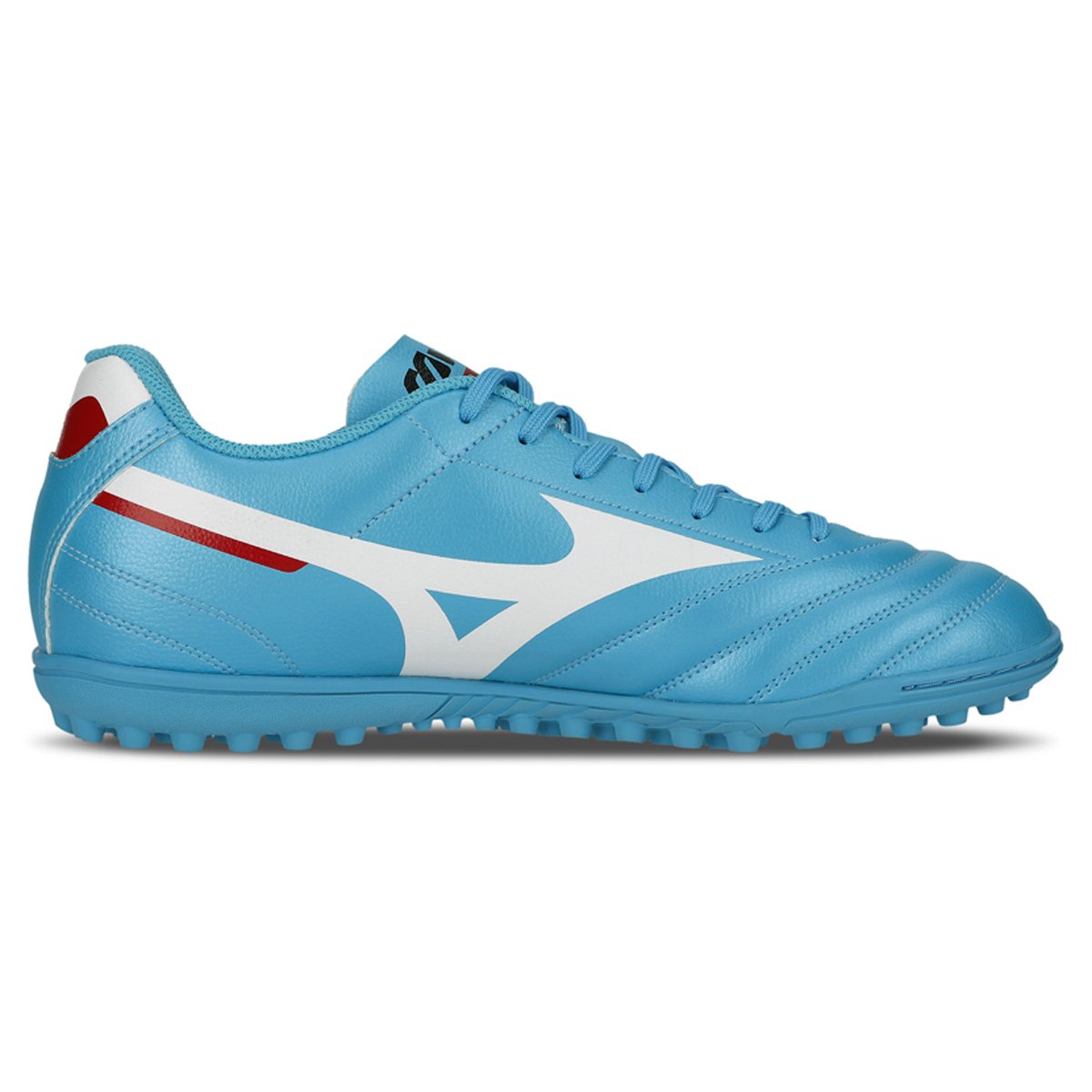 Chuteira Society Mizuno Morelia Club As - Masculino - Azul-Branco-Vermelho Azul/Branco 1