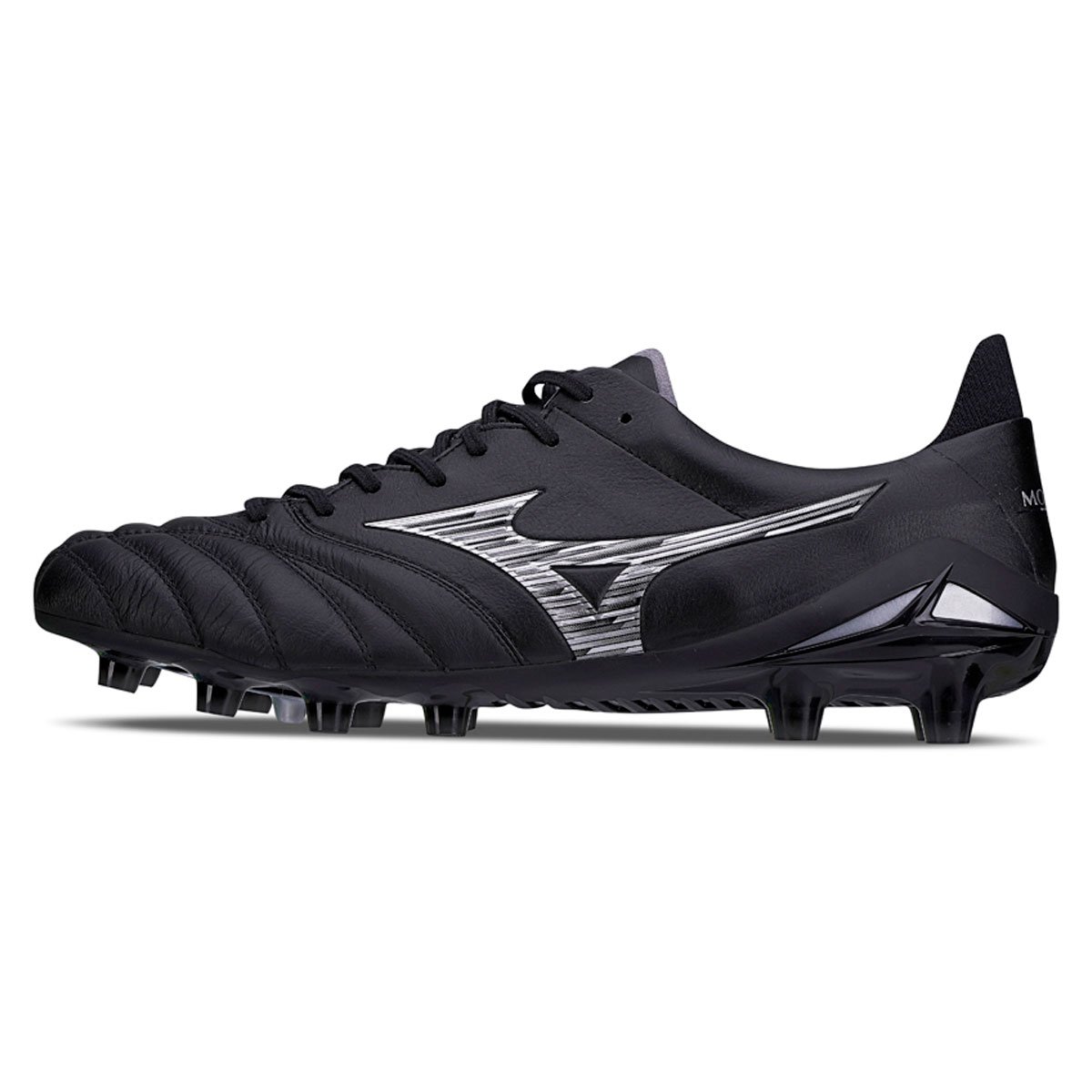 Chuteira Campo Mizuno Morelia Neo IV Japan - Preto-Prata Preto/Prata 2