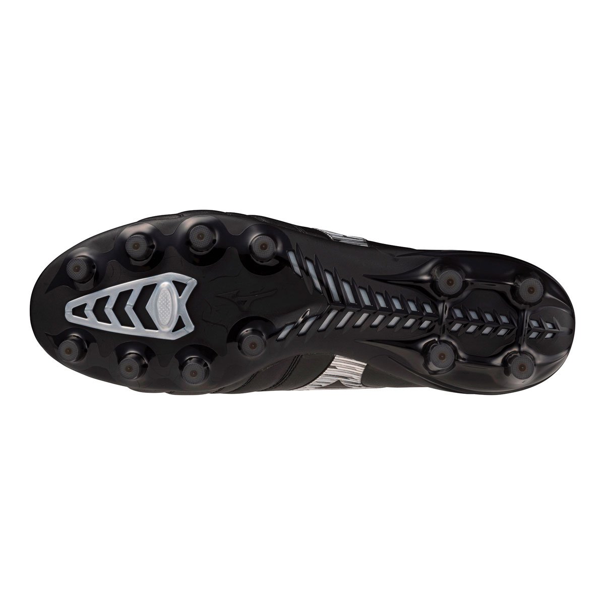 Chuteira Campo Mizuno Morelia Neo IV Japan - Preto-Prata Preto/Prata 4