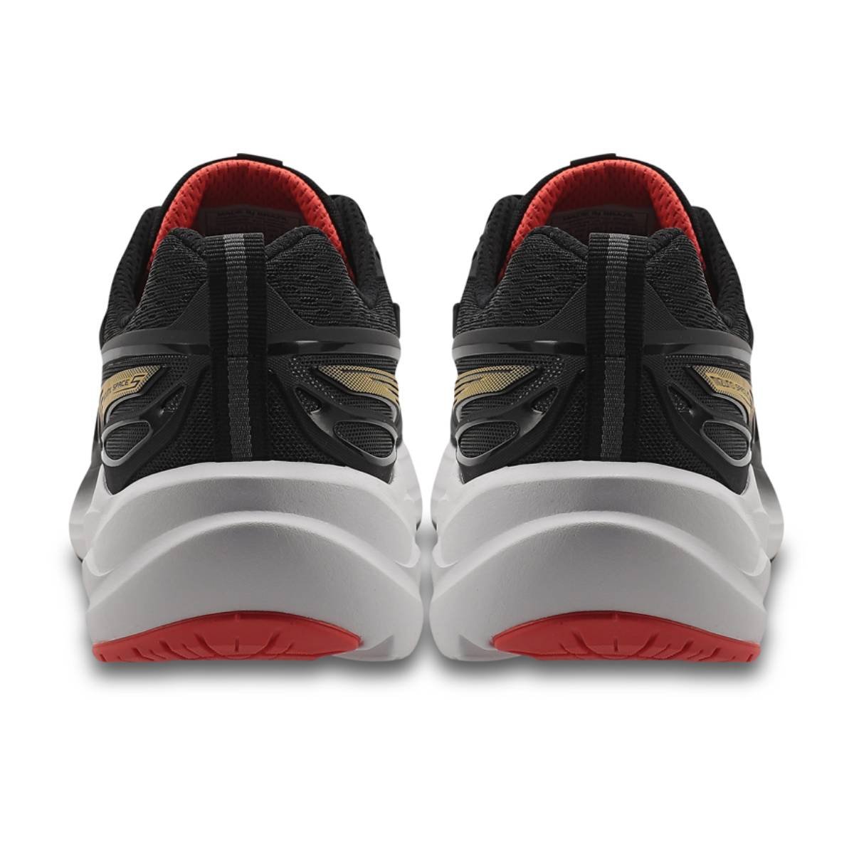 Tênis Mizuno Space 5 - Masculino - Preto-Laranja Preto/Laranja 4