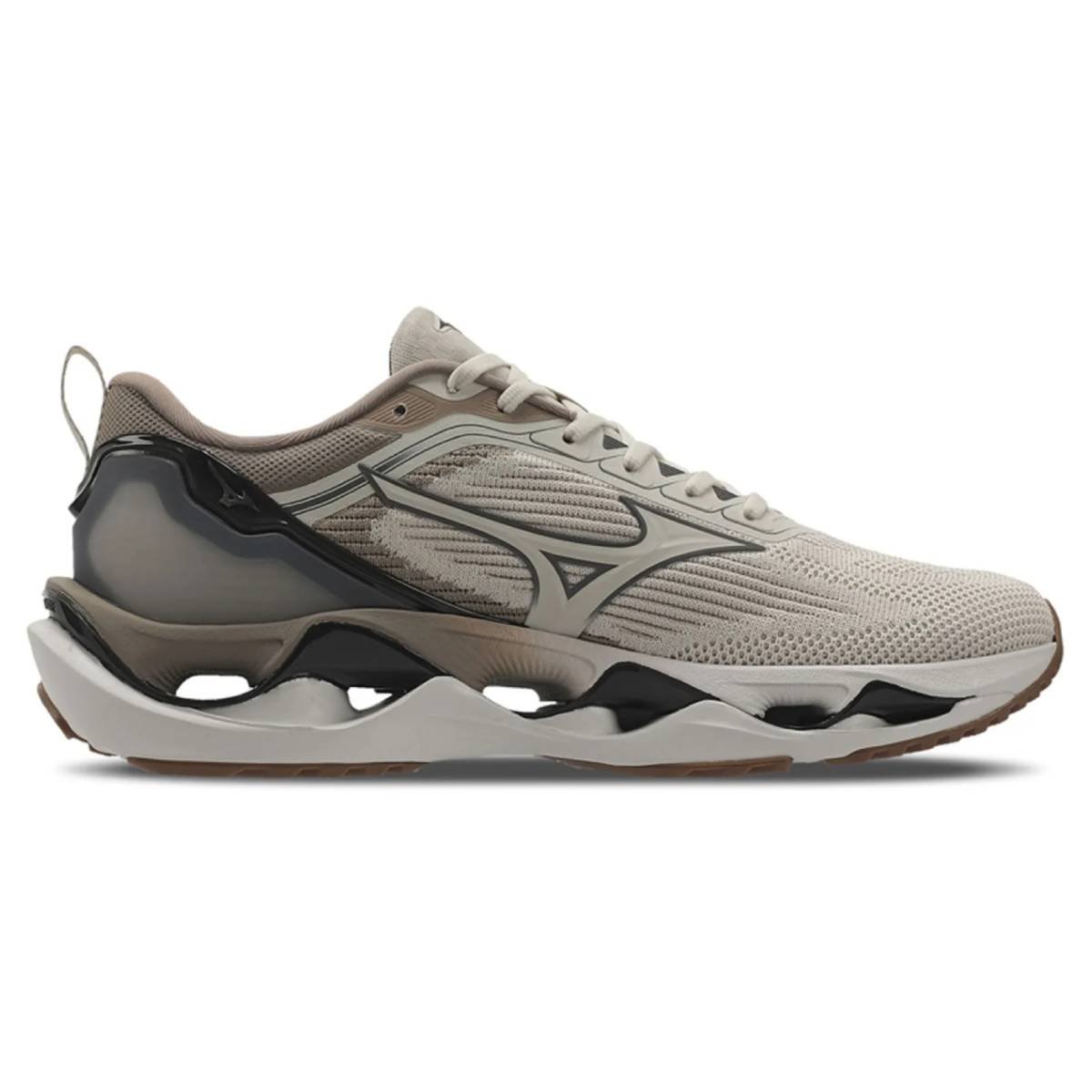 Tênis Mizuno Wave Stratos 3 - Masculino - Bege