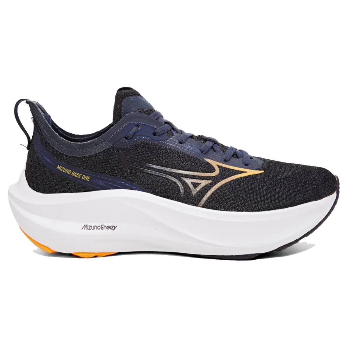 ノアラー Tênis Mizuno Base One Masculino - Marinho-Laranja Marinho/Laranja