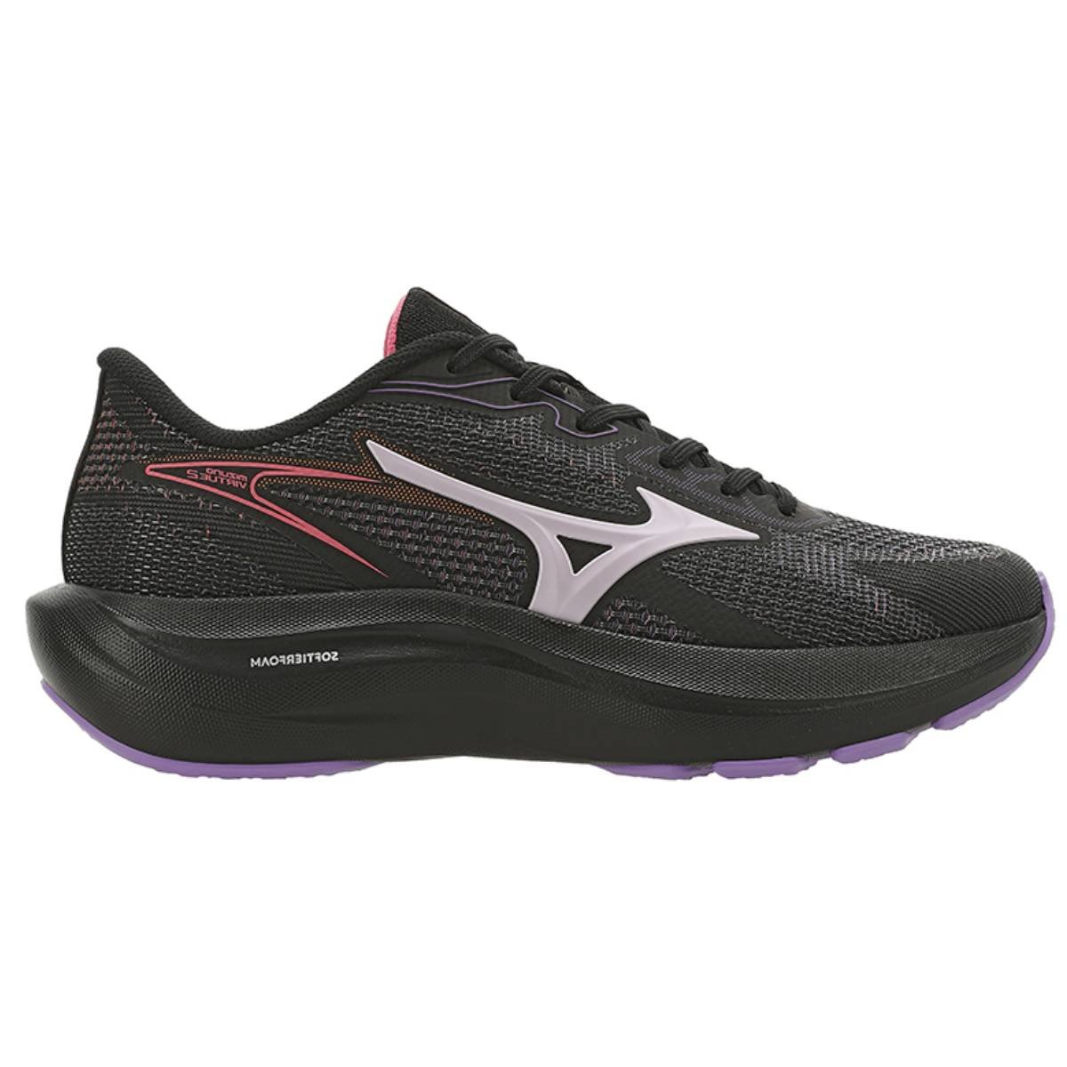 Tênis Mizuno Virtue 2 - Feminino - Preto-Preto