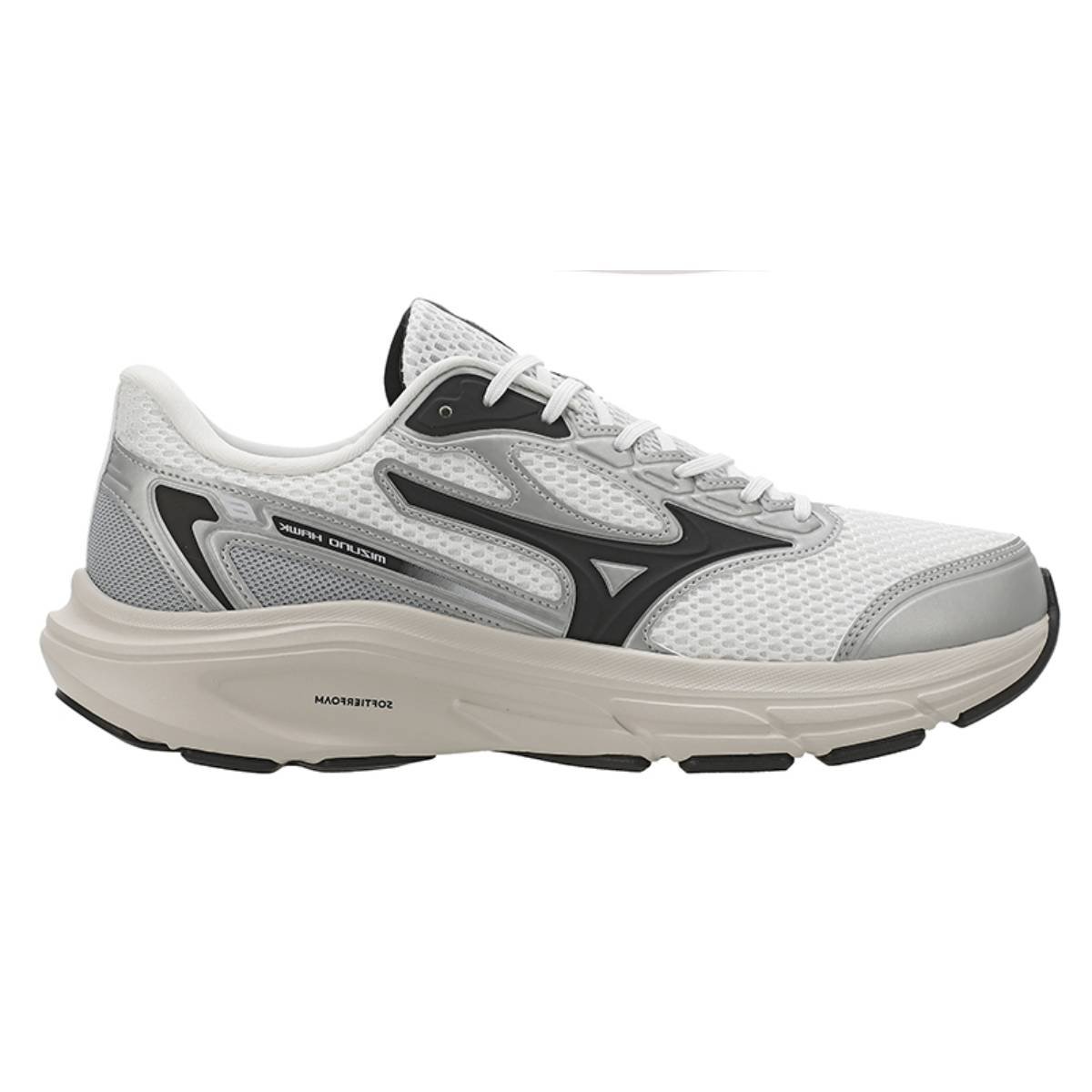 Tênis Mizuno Hawk 6 - Masculino - Branco-Preto Branco/Preto 1