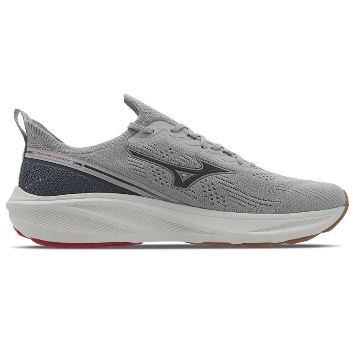 Tênis Mizuno Sunrise Masculino - Cinza-Branco Cinza/Branco 2