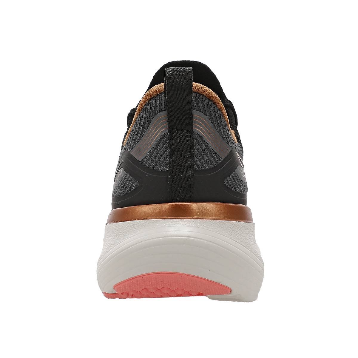 Tênis Mizuno Glow 3 Feminino - Preto-Dourado Preto/Laranja 4