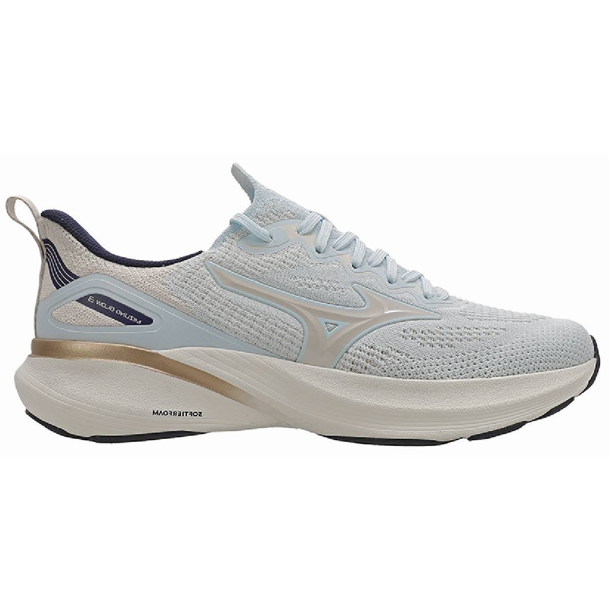 Tênis Mizuno Glow 3 Feminino - Azul Claro