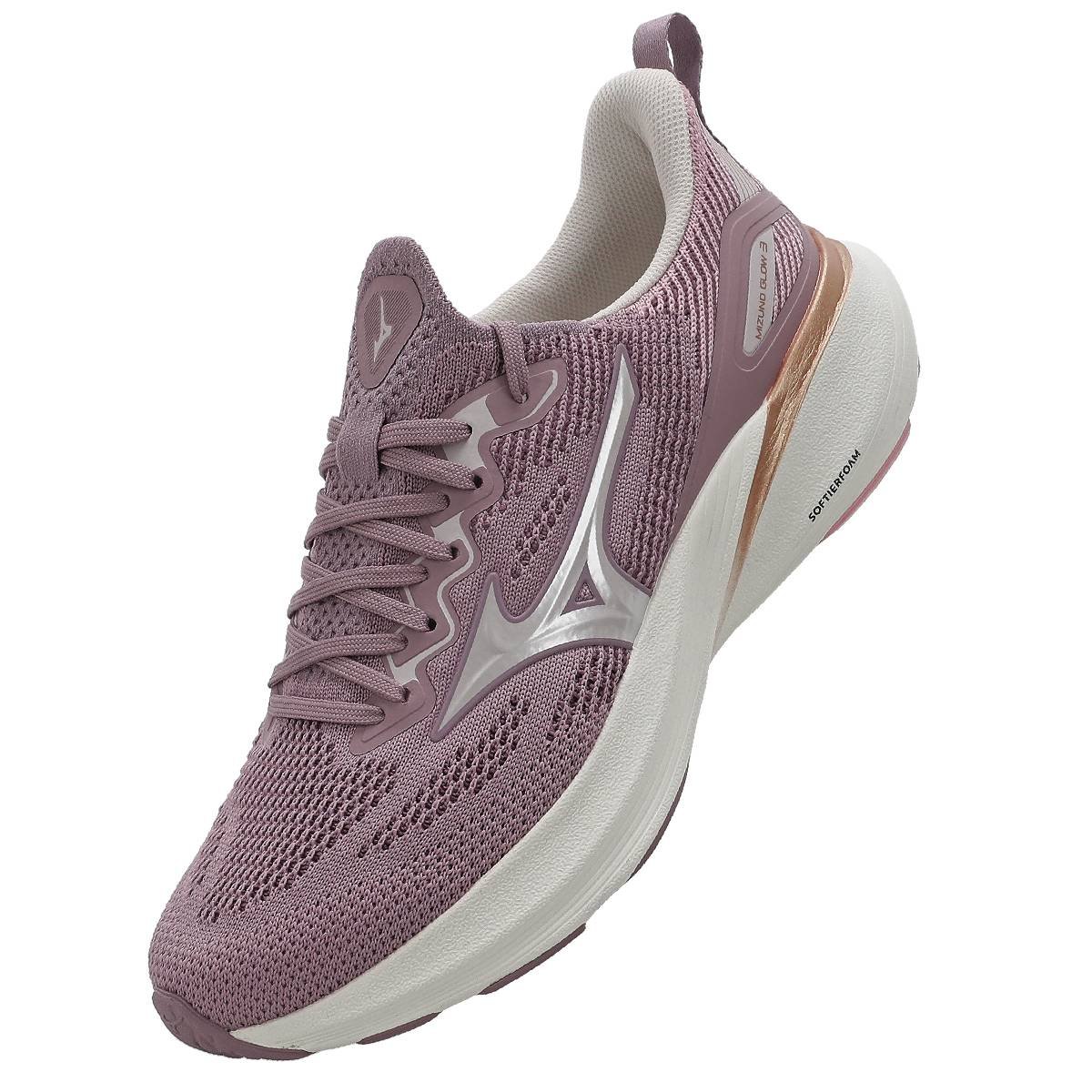 Tênis Mizuno Glow 3 Feminino - Lilás Lilás 5