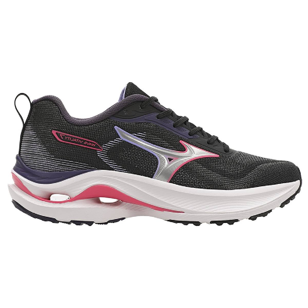 Tênis Mizuno Feminino Wave Zest 2 Chumbo Pink Chumbo/Pink