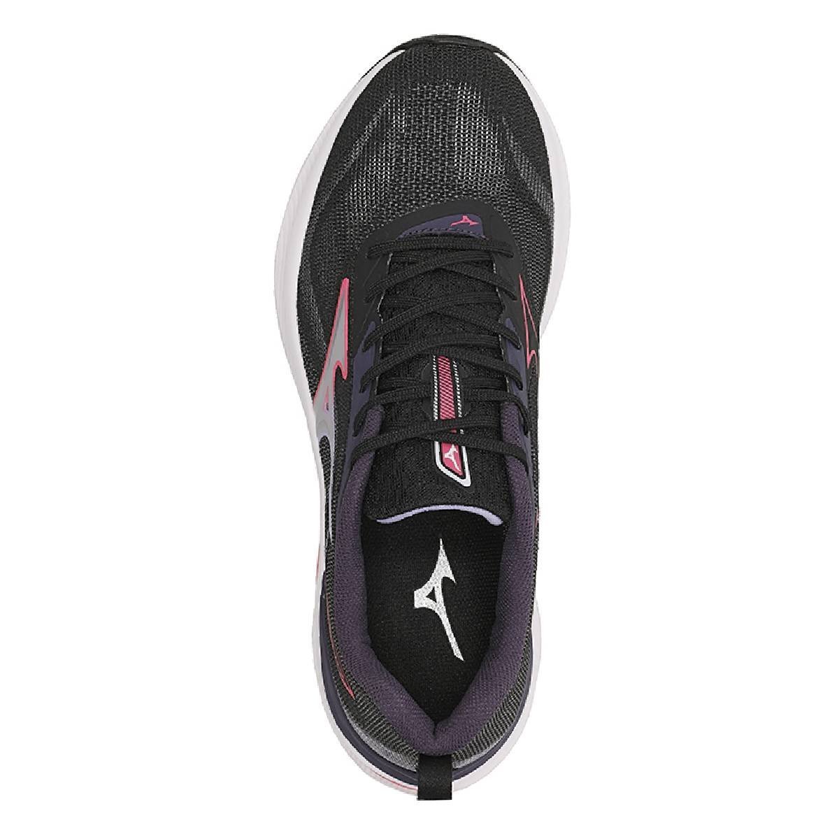 Tênis Mizuno Wave Vitality 7 Feminino - Preto-Rosa Preto/Rosa 3