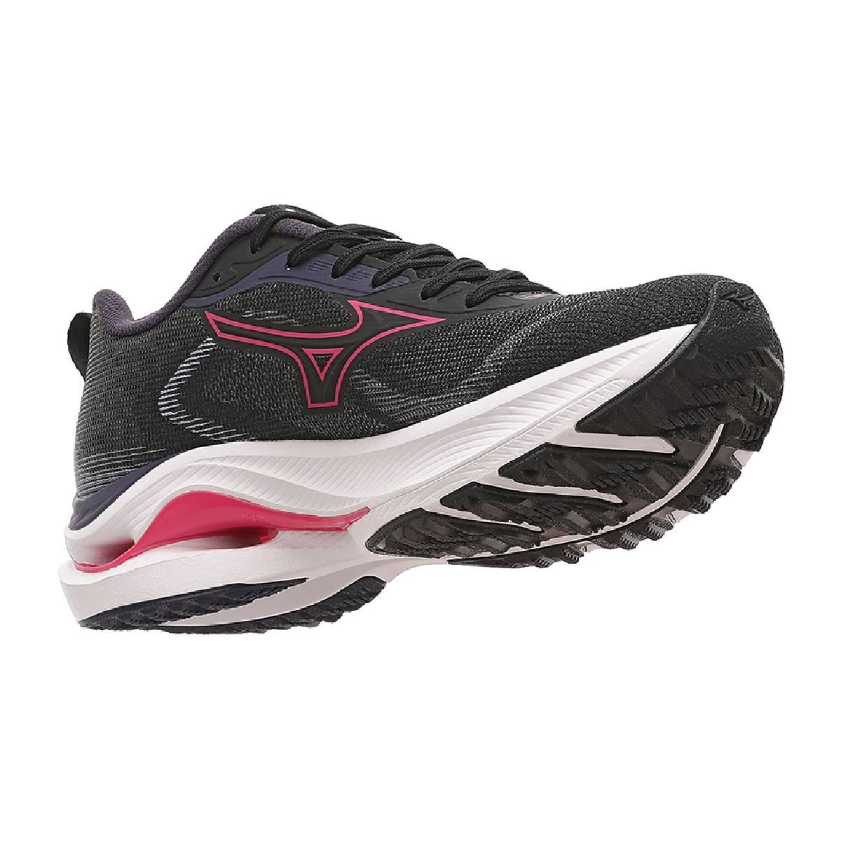 Tênis Mizuno Wave Vitality 7 Feminino - Preto-Rosa Preto/Rosa 6