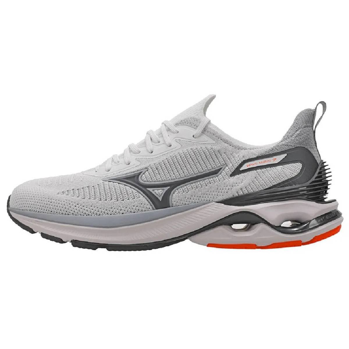 Tenis Mizuno Wave Mirai 7 - Masculino - Branco-Cinza Cinza 2