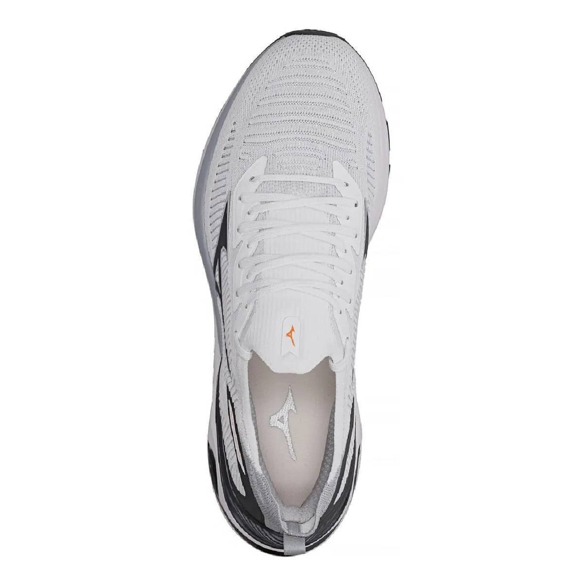 Tenis Mizuno Wave Mirai 7 - Masculino - Branco-Cinza Cinza