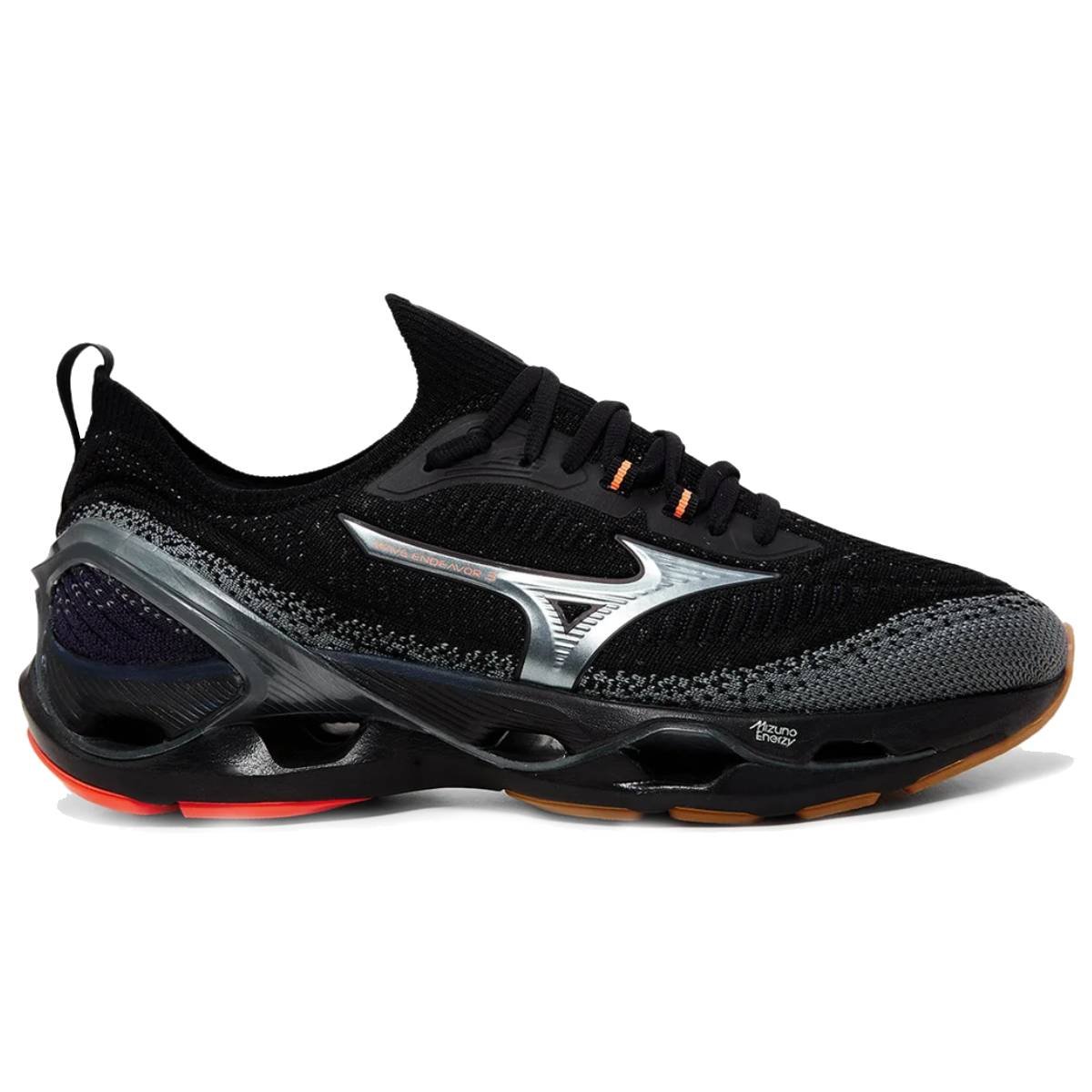 Tênis Mizuno Wave Endeavor 3 - Masculino - Preto-Preto Preto 1