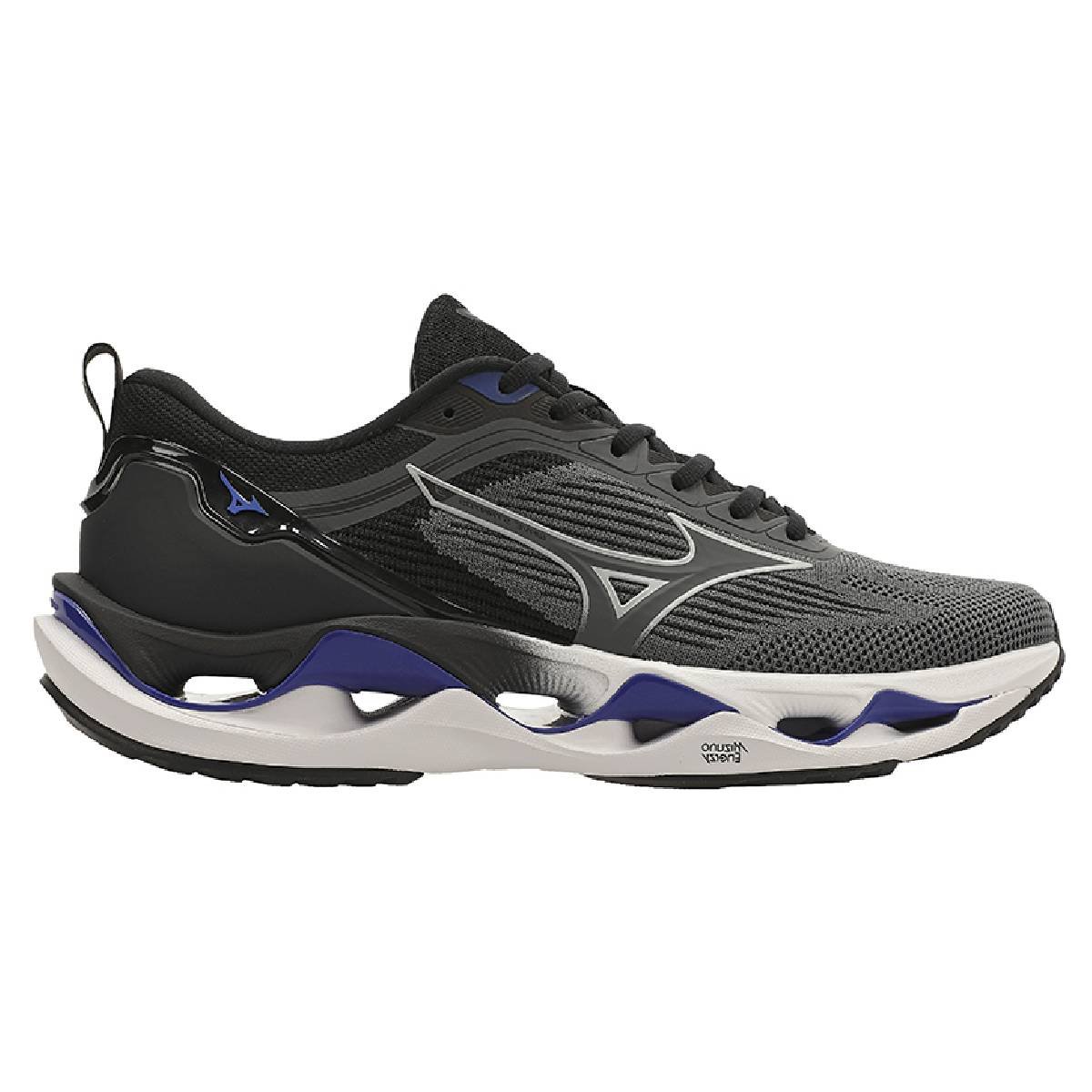 Tênis Mizuno Wave Stratos 3 - Masculino - Cinza-Azul