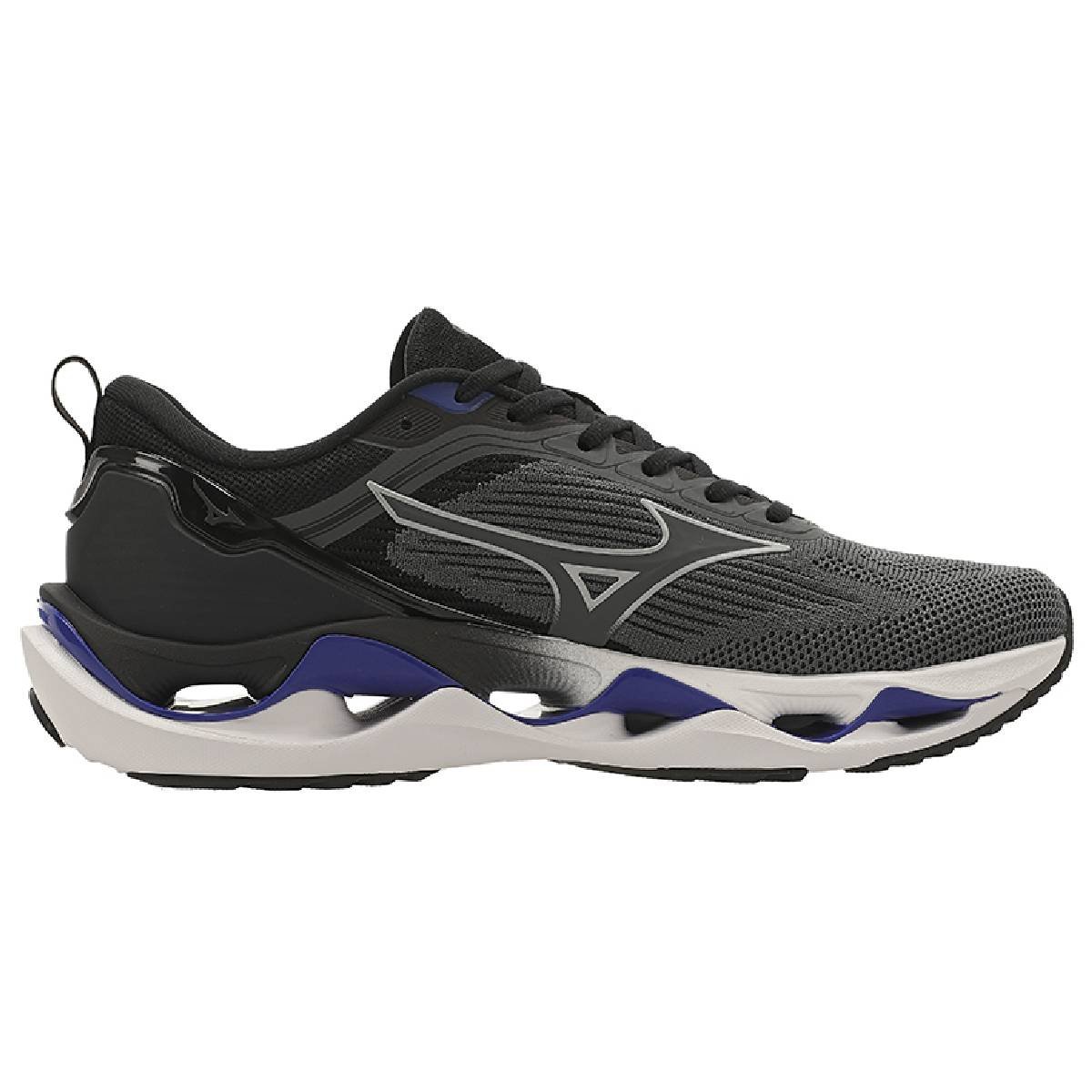 Tênis Mizuno Wave Stratos 3 - Masculino - Cinza-Azul Cinza/Azul 2