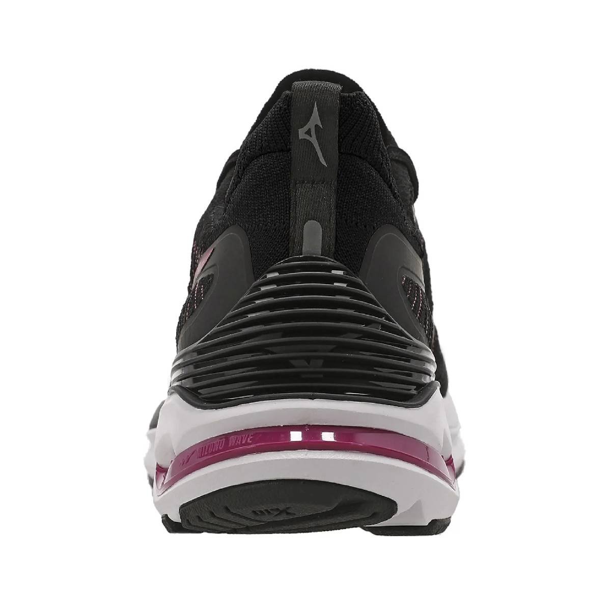 Tenis Mizuno Wave Mirai 7 - Feminino - Preto-Bordô Preto 4