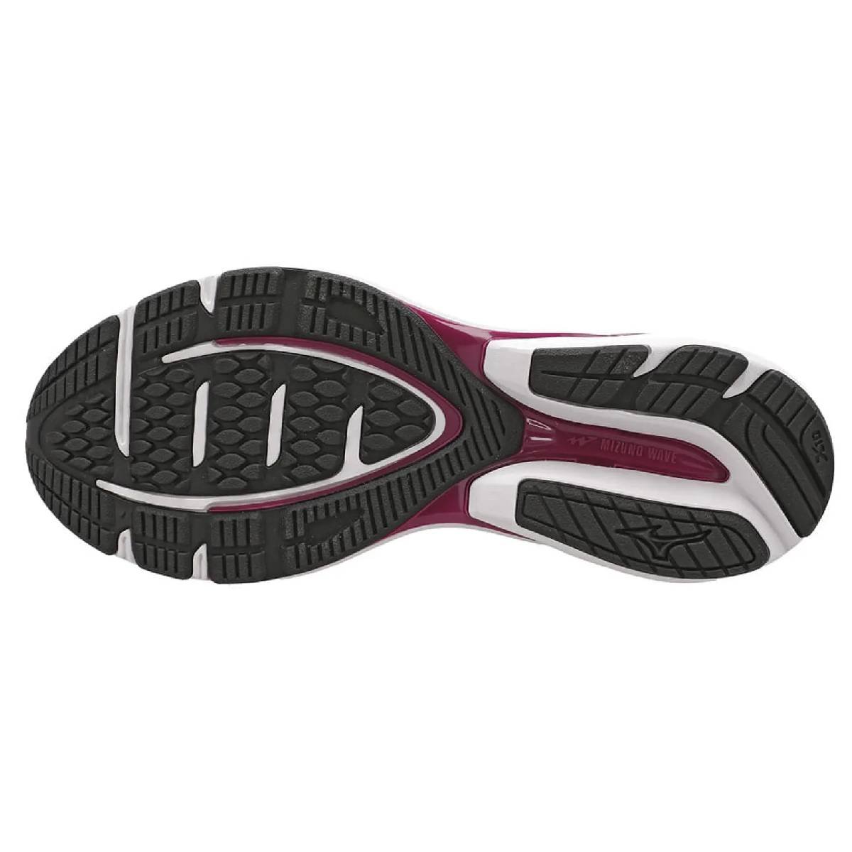 Tenis Mizuno Wave Mirai 7 - Feminino - Preto-Bordô Preto 5