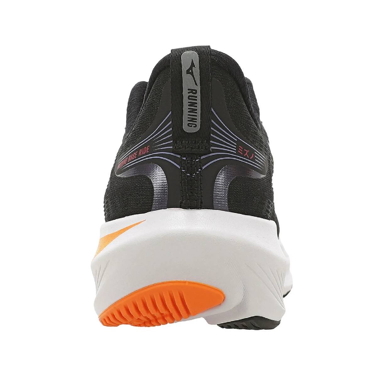 Tênis Mizuno Base Ride - Feminino - Preto-Laranja Preto 4
