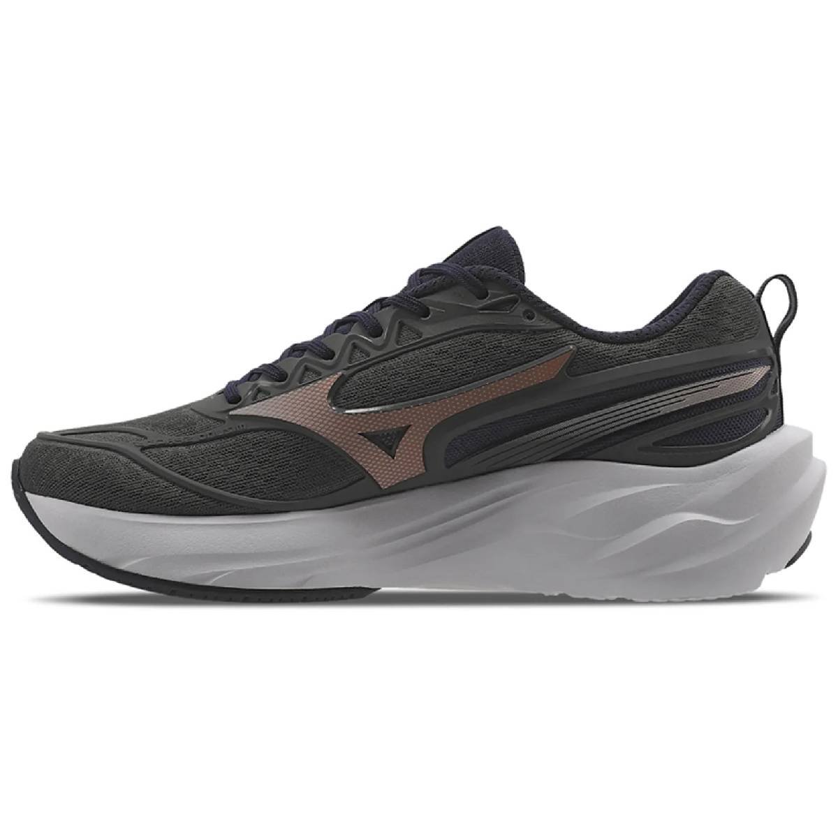 Tênis Mizuno Space 5 - Feminino - Cinza-Marinho Cinza 2