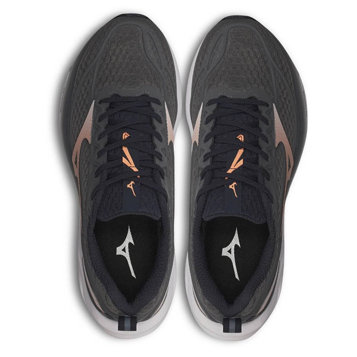 Tênis Mizuno Space 5 - Feminino - Cinza-Marinho Cinza 3