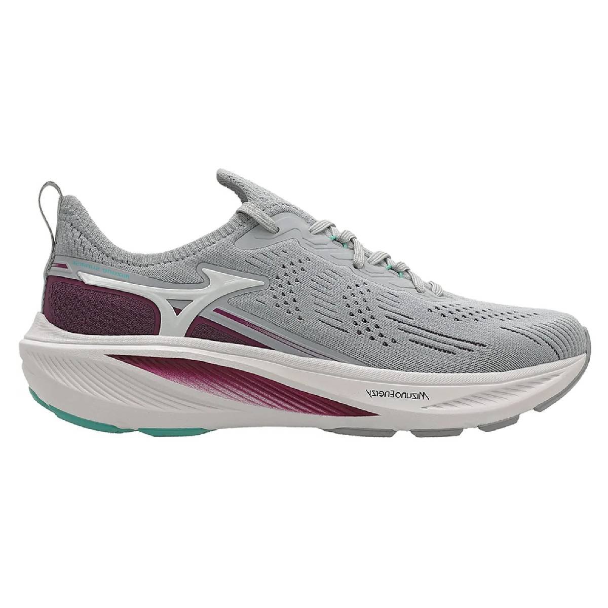 Tênis Mizuno Sunrise Feminino - Cinza-Bordô