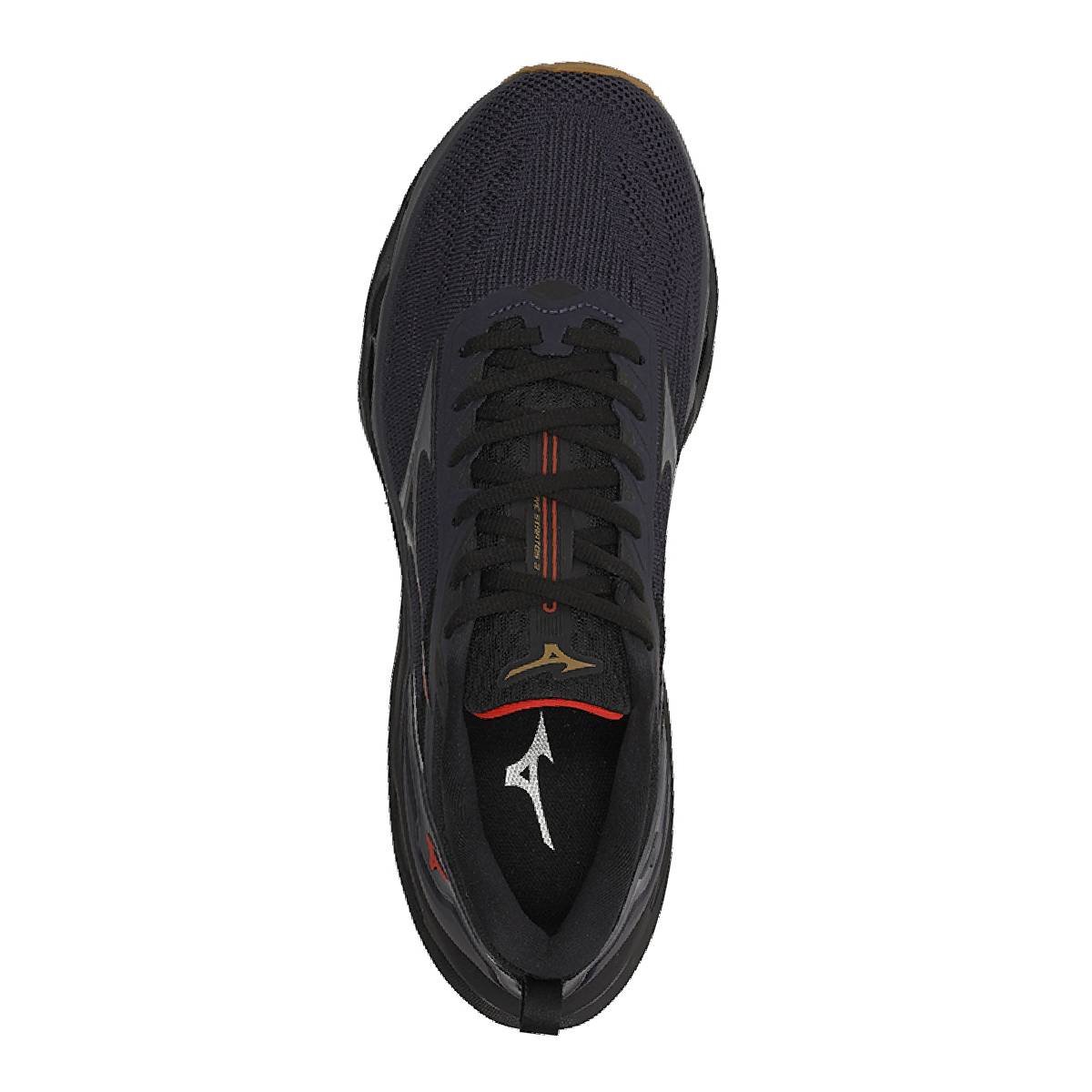 Tênis Mizuno Wave Stratos 3 - Masculino - Marinho-Vermelho Azul Marinho 3