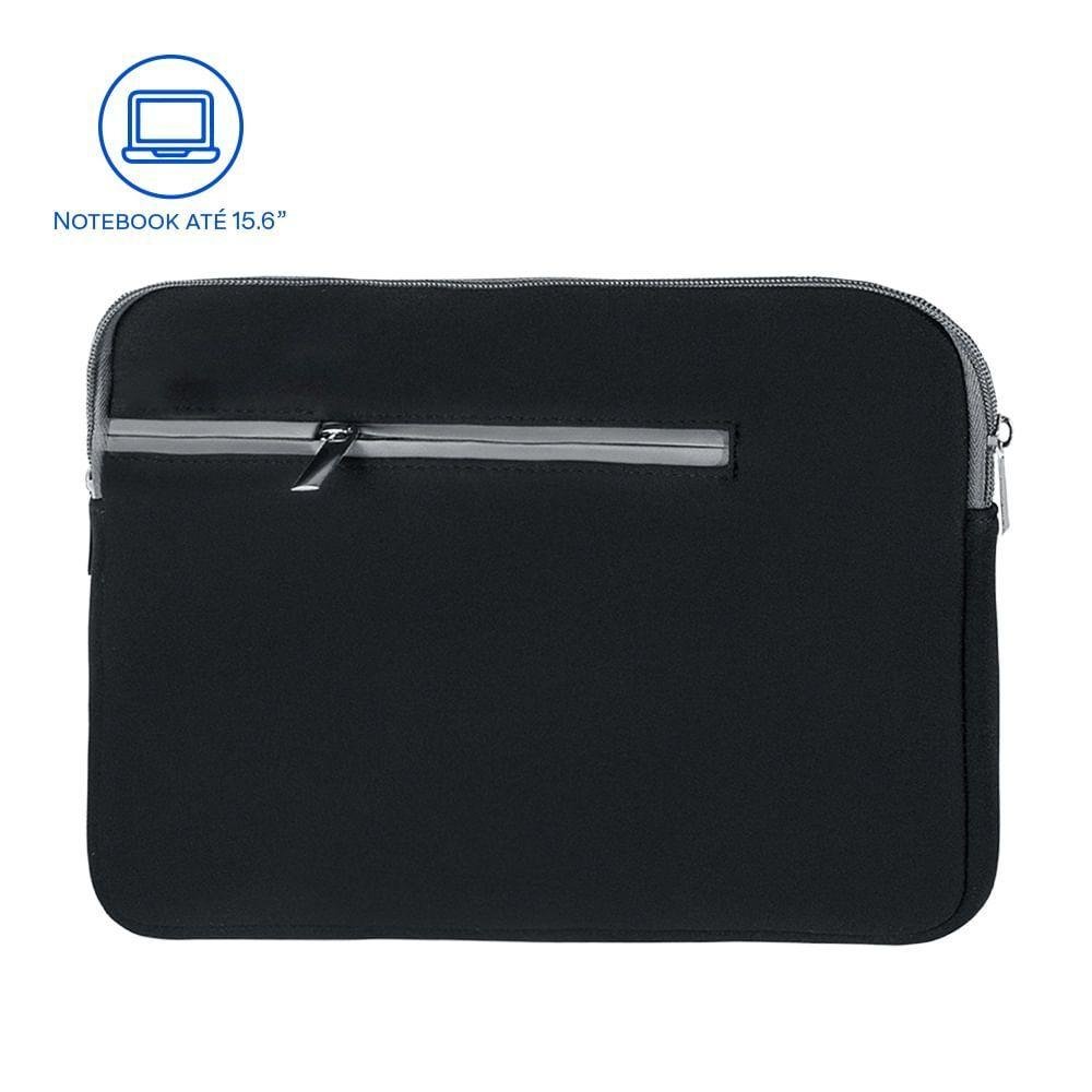 Case Neoprene para Notebook até 15,6" Preto Multilaser BO400 Preto