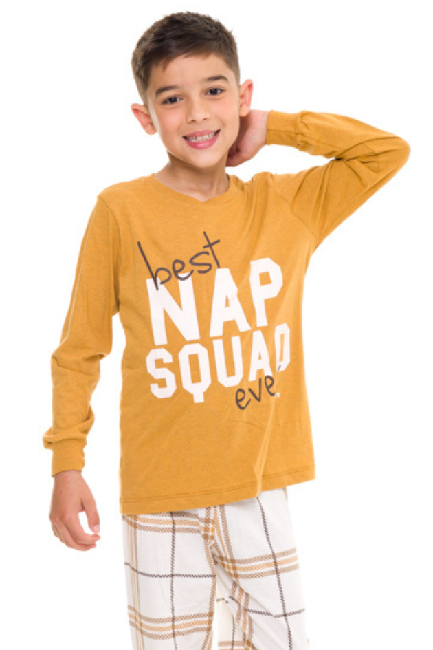 Pijama Infantil Menino Borth Best Nap Squad Ever