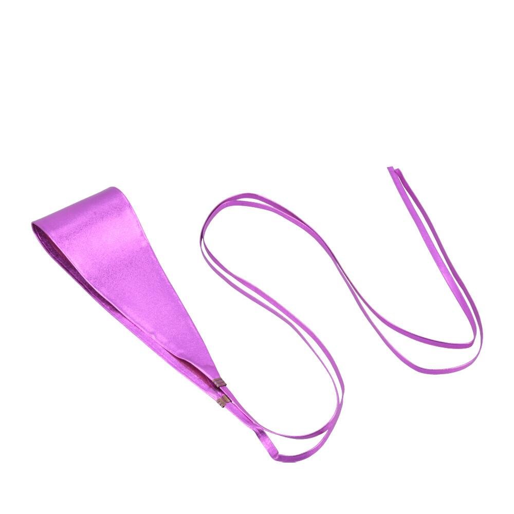 Cinto Faixa Talyra de Couro Metalizado Bauarte Roxo 2
