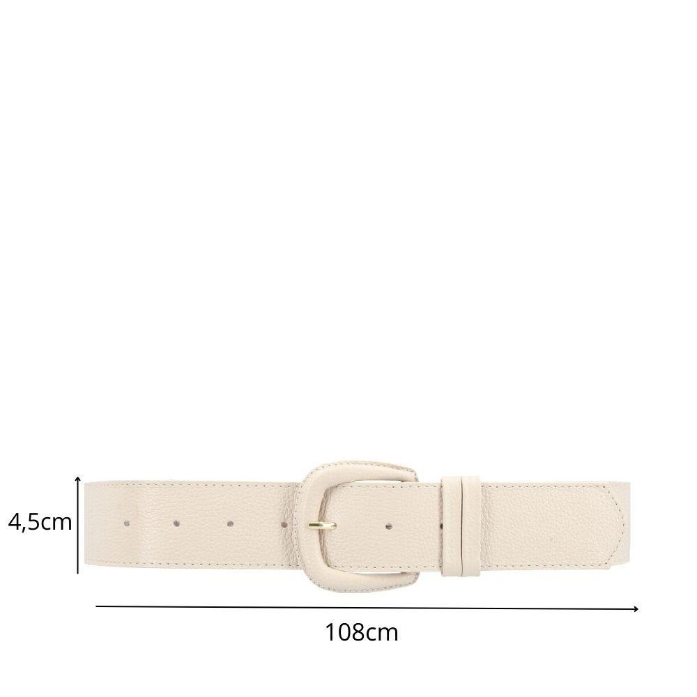 Maxi Cinto Magda em Couro Bauarte Marfim 4