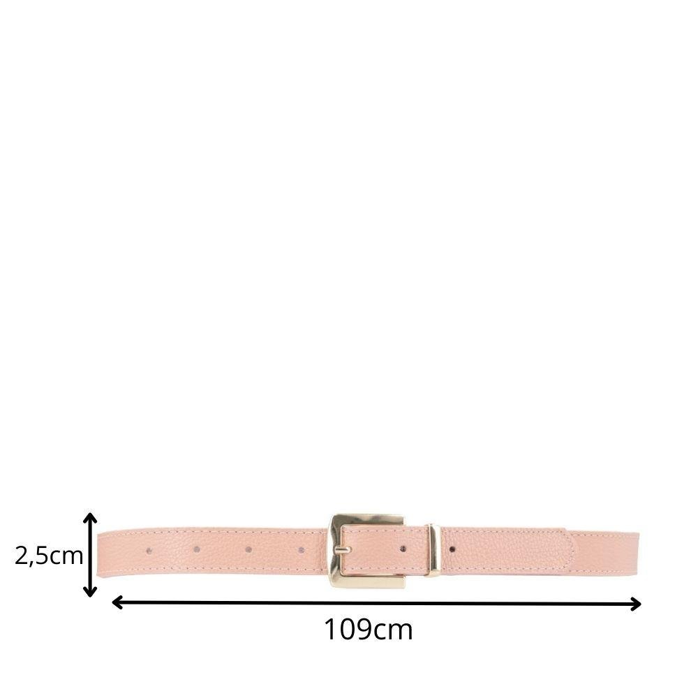 Cinto de Couro Marlene Bauarte Rosê 4
