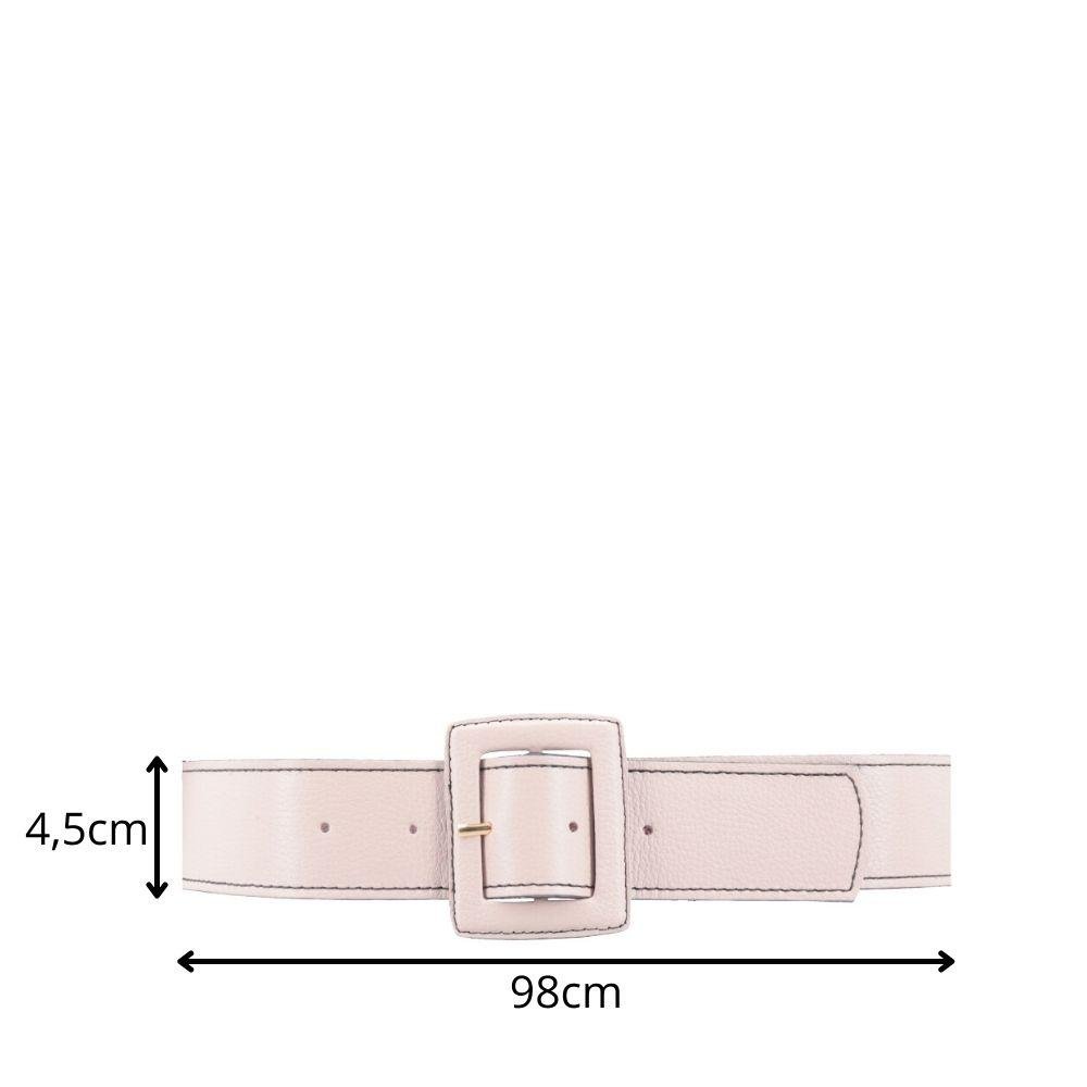 Cinto de Couro Anatômico Aniella Bauarte Rosê 4