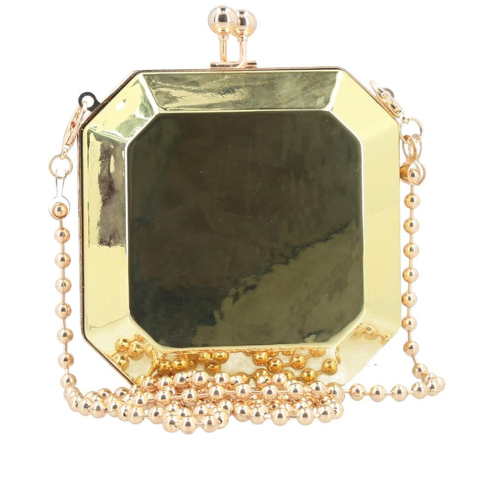 Bolsa Clutch Bia Bauarte Dourado 2