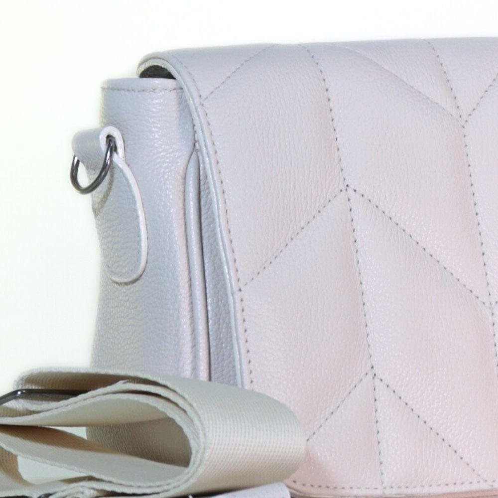 Bolsa Crossbody Feminina de Couro Marfim 3