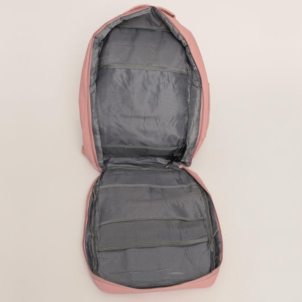 Mochila Mala Unissex com Praticidade e Estilo Bauarte Rosa 4