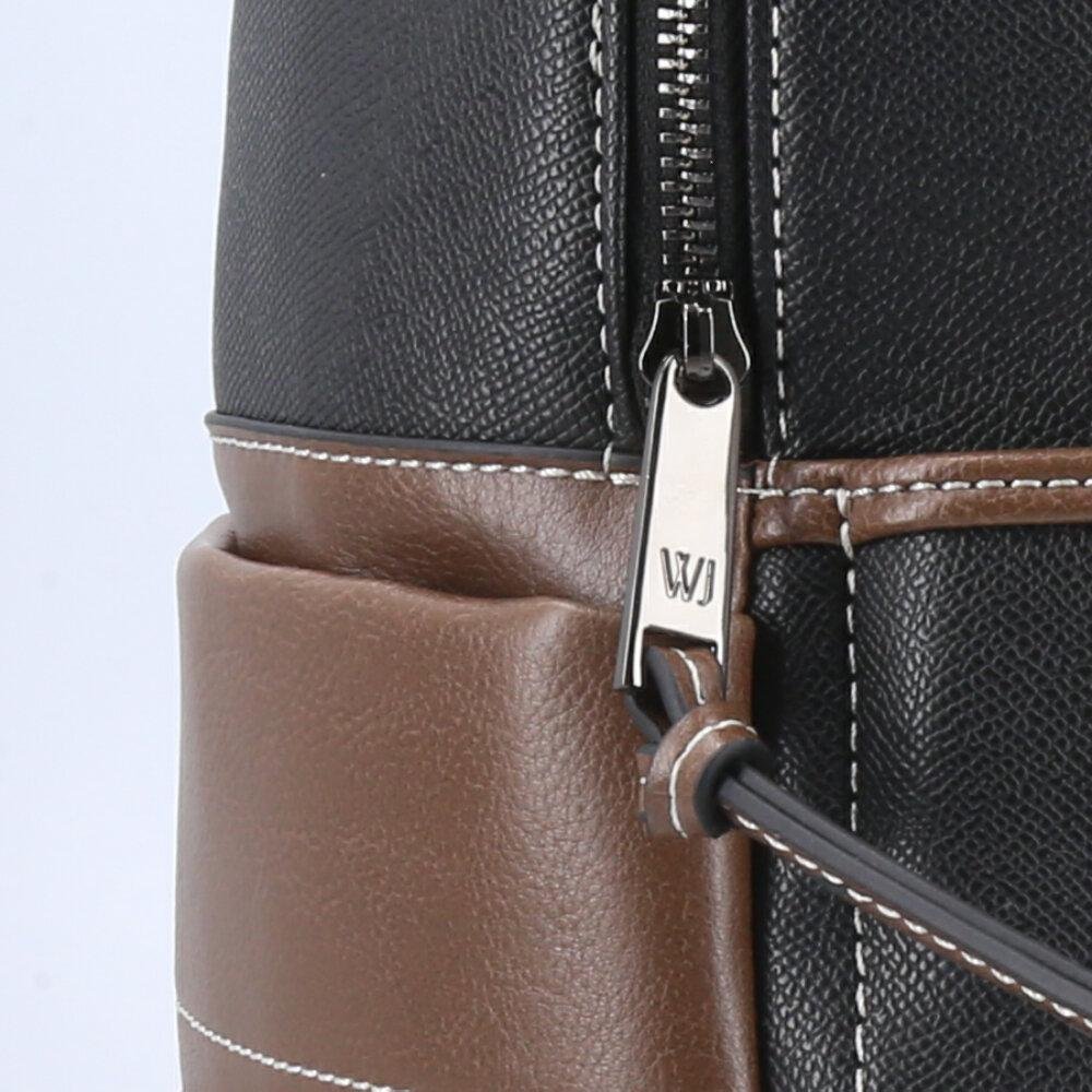 Mochila Feminina com Bolso Frontal Preto 3